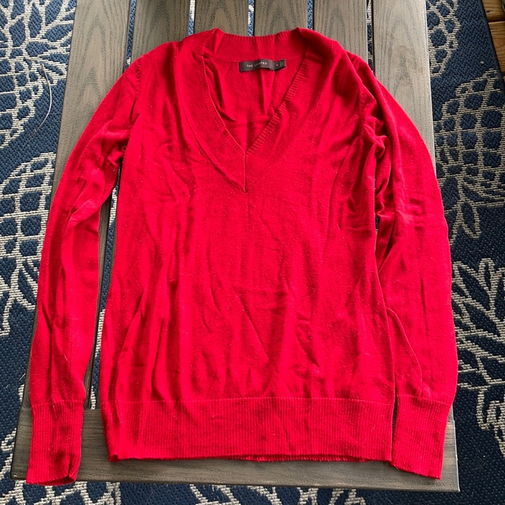 The Limited red sweater SZ Medium